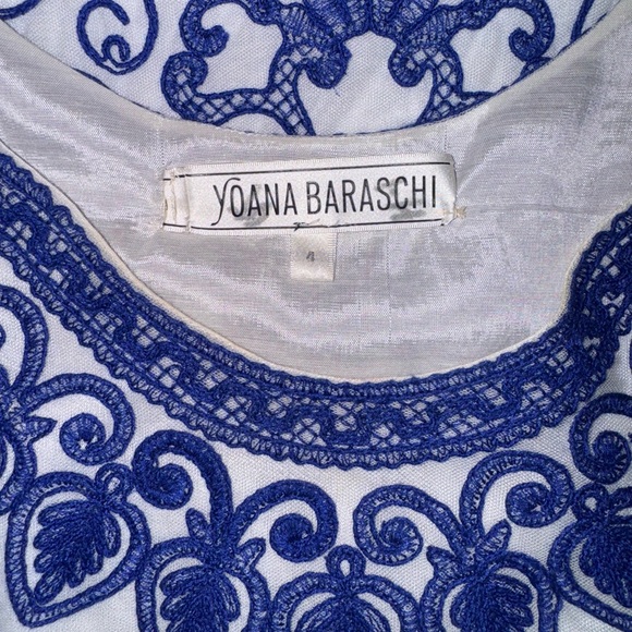 Yoanna Baraschi Blue Pepin Sheath Dress size 4 - Picture 11 of 15